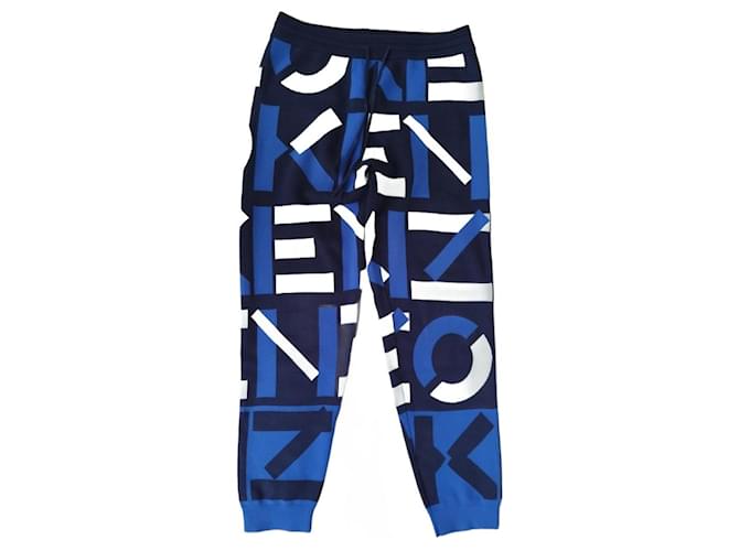 Kenzo Pantalons homme Coton Bleu  ref.1321249