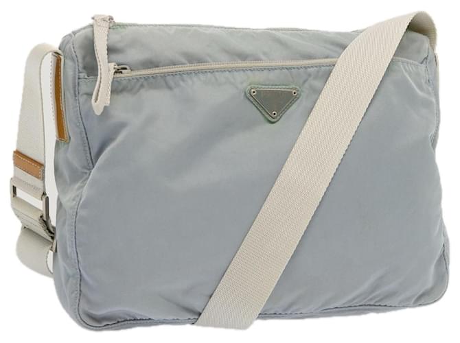 PRADA Shoulder Bag Nylon Light Blue Auth 69346  ref.1321279