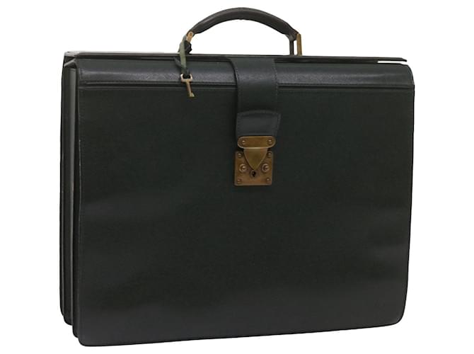 LOUIS VUITTON Taiga Leather Ural Briefcase Epicea M30024 LV Auth bs12500  ref.1321301