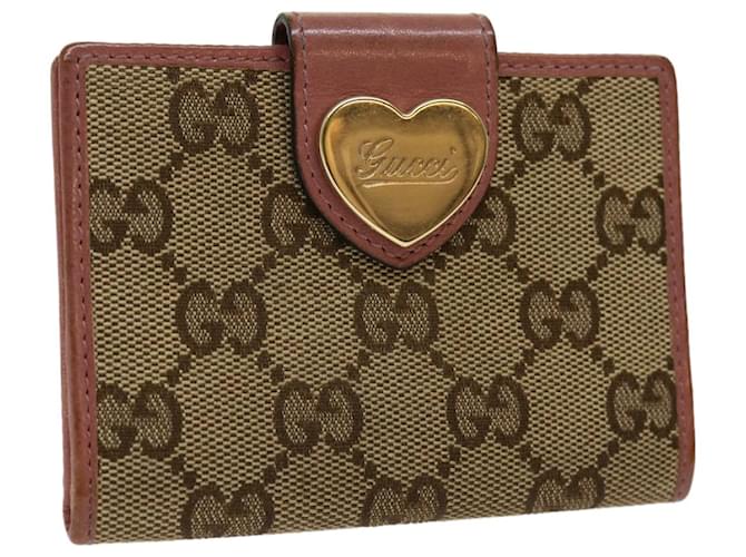 Capa GUCCI GG Canvas Pass Bege 224261 Auth FM3301  ref.1321314