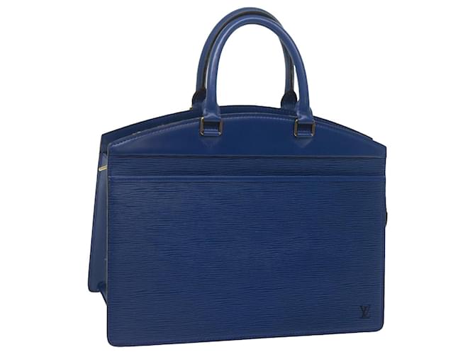 LOUIS VUITTON Epi Riviera Hand Bag Blue M48185 LV Auth 69011 Leather  ref.1321349