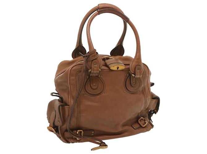 Chloé Chloe Paddington Shoulder Bag Leather Brown Auth ep3698  ref.1321363