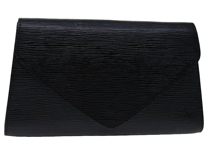 LOUIS VUITTON Epi Art Deco Clutch Bag Black M52632 LV Auth 68105 Leather  ref.1321368
