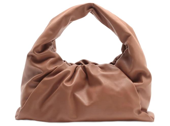 Bottega Veneta Bolsa Hobo de Couro Grande The Pouch Marrom  ref.1321434