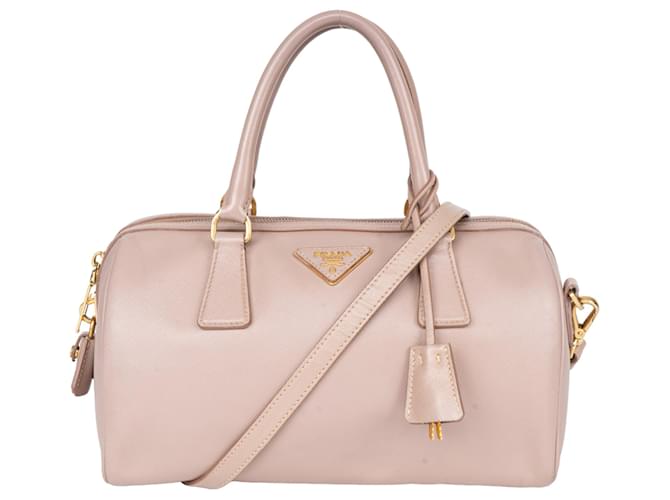 Prada Pink Bowling Leather Bag  ref.1321445