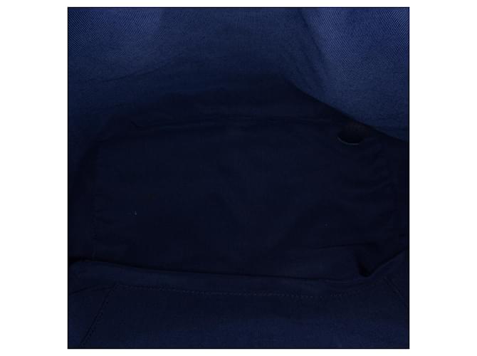 Mochila Chanel azul mediana Urban Spirit Cuero  ref.1321501