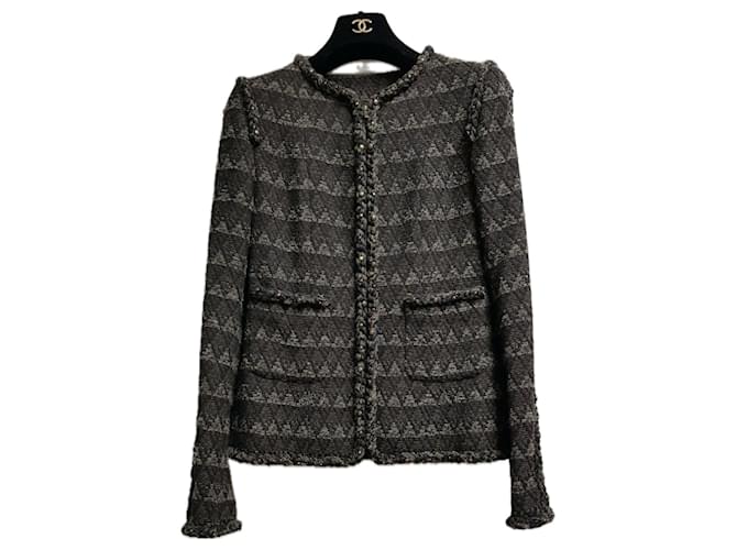 Chanel Jaqueta de tweed Paris / Dallas com botões CC por 8 mil dólares. Multicor  ref.1321566
