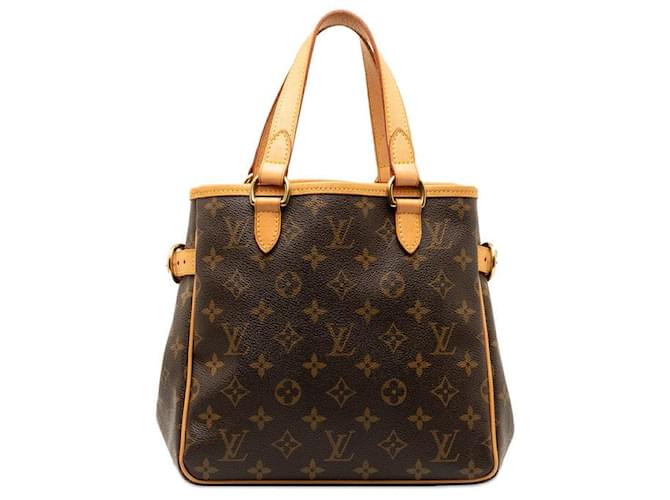 Sac à main Louis Vuitton Monogram Batignolles M51156 en PVC marron en excellent état Plastique  ref.1321603