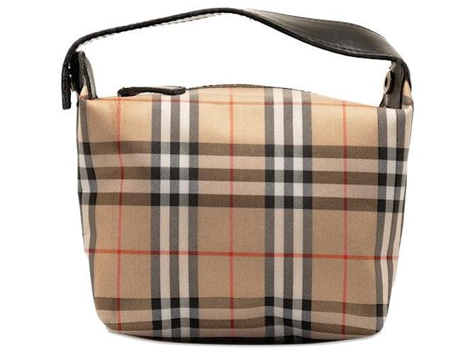 Burberry House Check Mini Handbag Cloth  ref.1321605