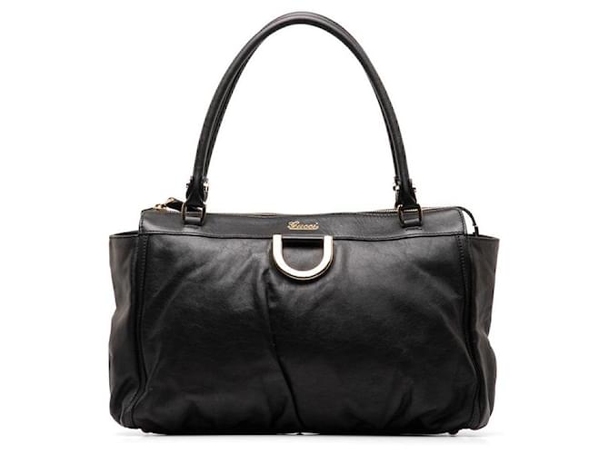 Gucci Leather Abbey D-Ring Handbag 189831  ref.1321624