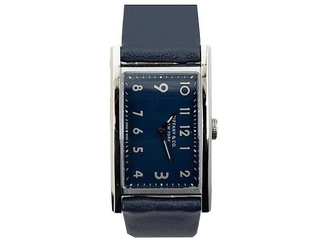 Tiffany & Co Automatic East West Wrist Watch  Leather Automatic in Good condition  ref.1321683