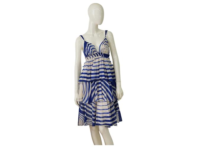 Jean Paul Gaultier Dresses Blue Cotton  ref.1321702