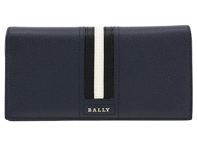 Bally Baliro Veau façon poulain Bleu Marine  ref.1321811