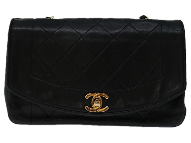 Chanel Diana Black Leather  ref.1321827