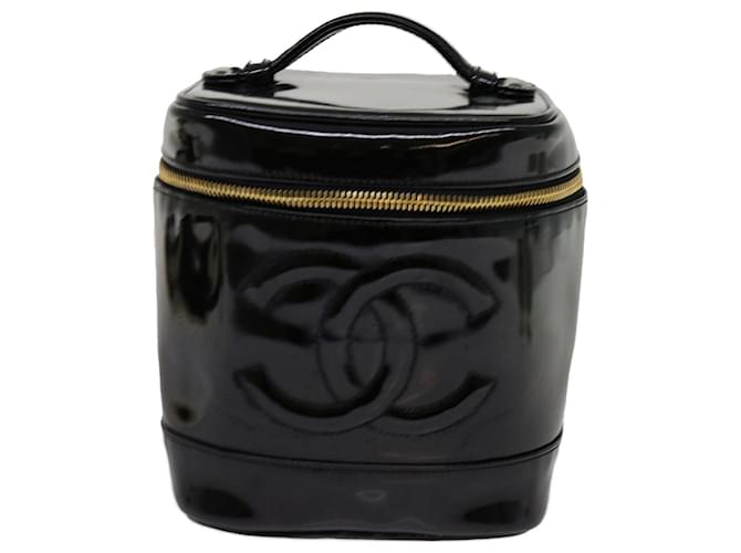 Chanel Vanity Black Patent leather  ref.1321890