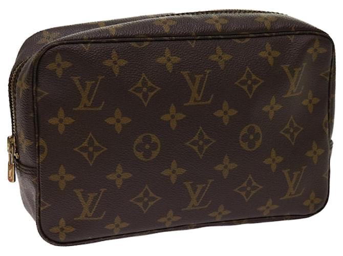 Louis Vuitton Monogram Trousse Toilette 23 Clutch Bag M47524 LV Auth am5985 Cloth  ref.1321933