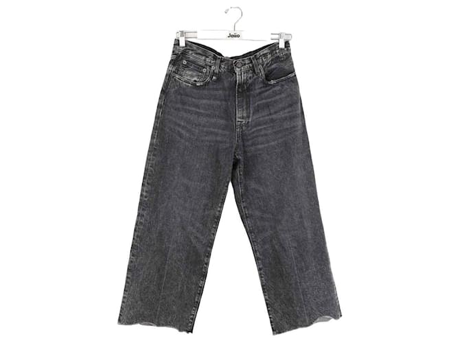 R13 Wide cotton jeans Black  ref.1321964