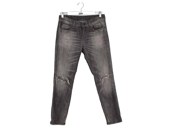 R13 Slim-fit cotton jeans Black  ref.1321996