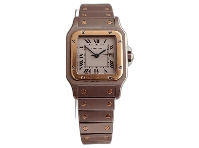 Cartier Misto Branco Aço Ouro amarelo  ref.1322052