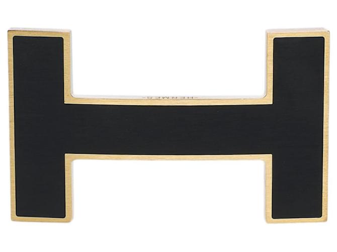 Hermès Accessorio HERMES Solo fibbia / Fibbia per cintura in metallo nero - 101820  ref.1322078