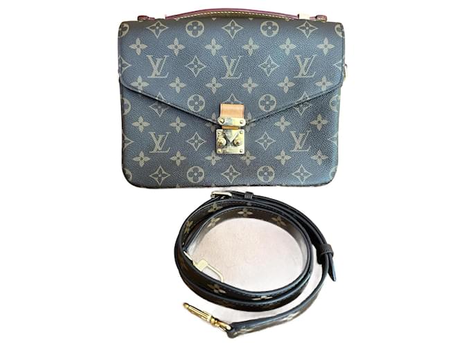 Louis Vuitton Metis Pochette Brown Leather  ref.1322138