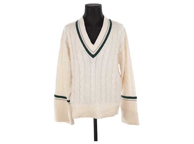 Autre Marque Wool sweater White  ref.1322162