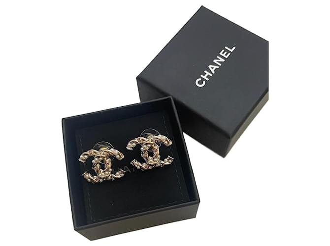 CHANEL  Earrings T.  metal Golden  ref.1322177