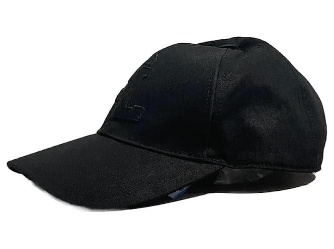 SAINT LAURENT  Hats T.International M Cotton Black  ref.1322181