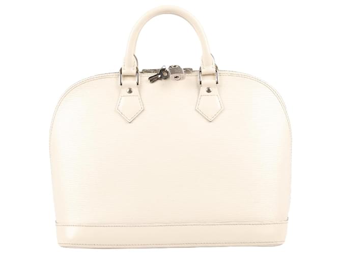 Louis Vuitton Cream Epi Leather Alma PM Bag M5280J White  ref.1322194