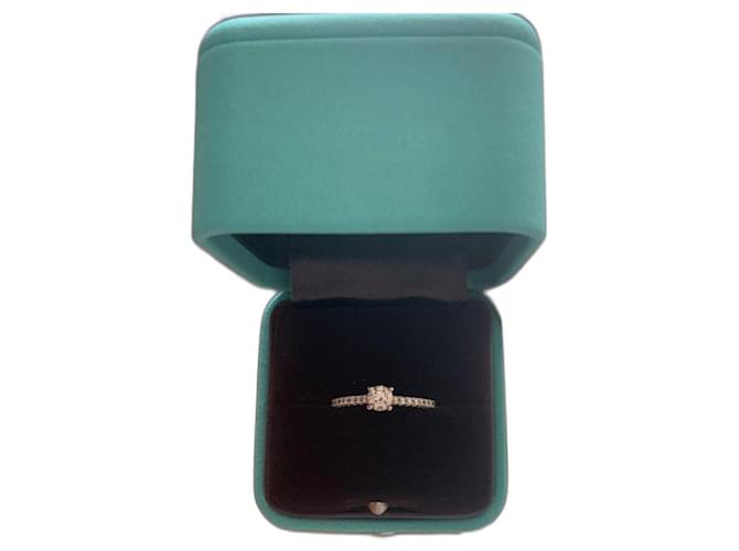 Tiffany & Co TIFFANY'S ring 0.31 CT - Color H and VVS1 Steel  ref.1322235