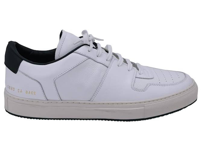 Autre Marque Common Projects Decades Low Sneakers in White Leather  ref.1322339