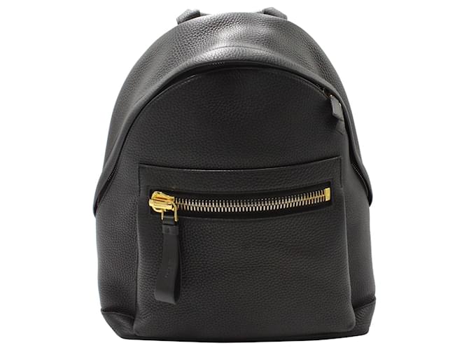 Tom Ford Buckley Backpack Black in Black Grained Calfskin Leather  ref.1322355