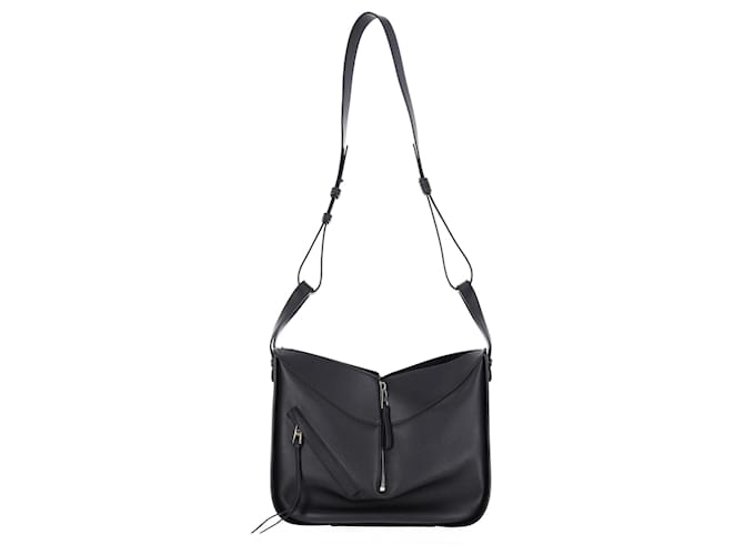 Loewe Small Hammock Bag in Black Calfskin Leather Pony-style calfskin  ref.1322385