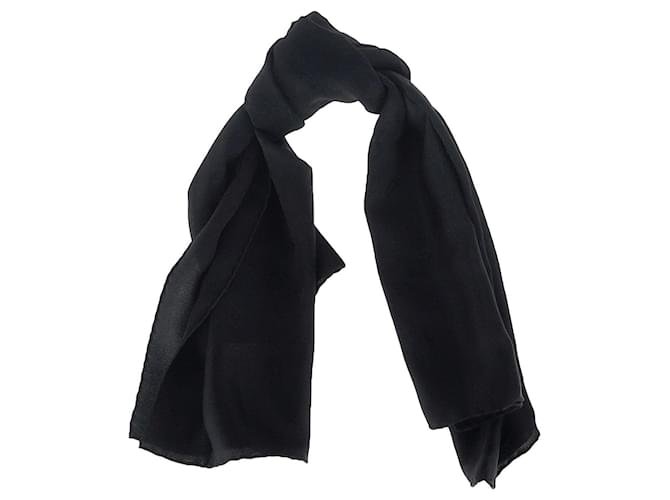 Foulard carré Louis Vuitton en soie noire  ref.1322395