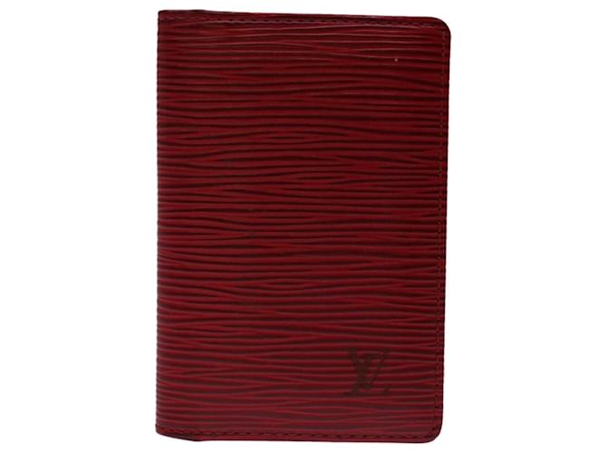 Louis Vuitton Organizer de poche Vermelho Couro  ref.1322546