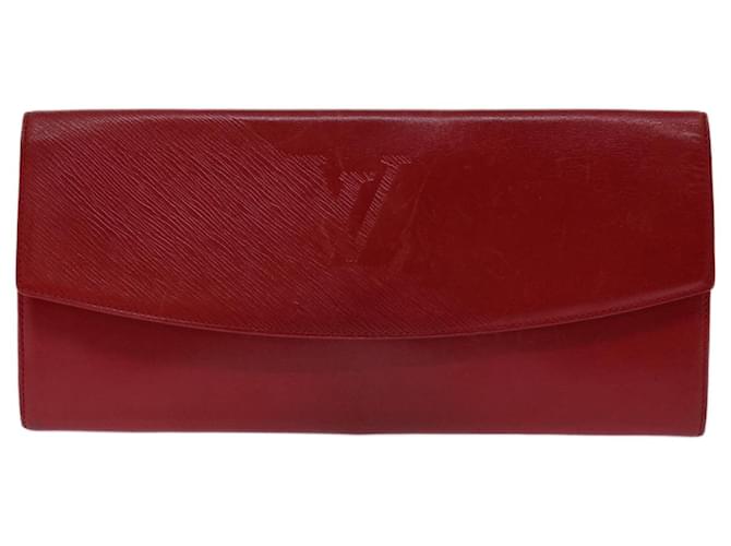 Louis Vuitton Mycènes Cuir Rouge  ref.1322554