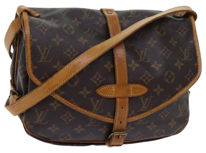 Louis Vuitton Monogram Saumur 30 Shoulder Bag M42256 LV Auth 70247 Cloth  ref.1322597
