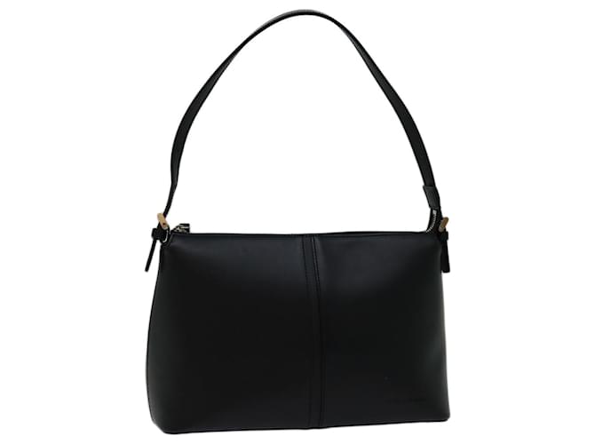 BURBERRY Shoulder Bag Leather Black Auth bs13326  ref.1322618