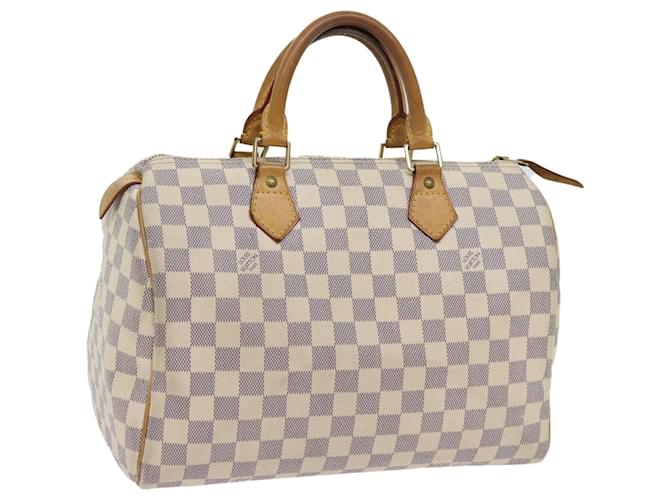 Louis Vuitton Damier Azur Speedy 30 Hand Bag N41533 LV Auth 69993  ref.1322709