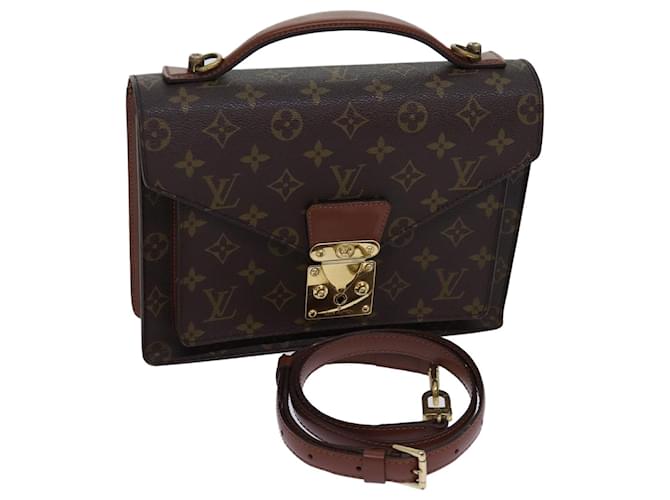 Louis Vuitton Monogram Monceau 26 Shoulder Bag 2way M51187 LV Auth 70031 Cloth  ref.1322716