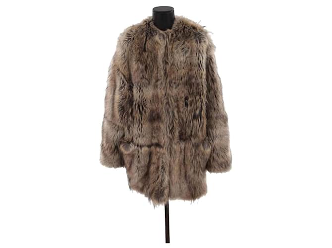 Stella Mc Cartney Beige coat Synthetic  ref.1322747
