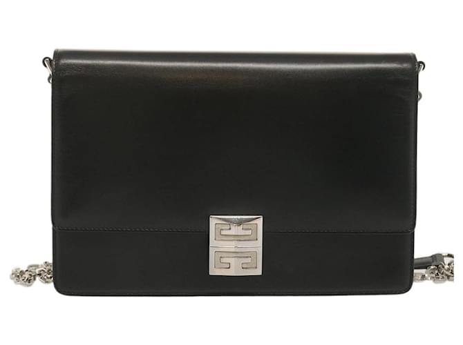 GIVENCHY 4g Black Leather  ref.1322841