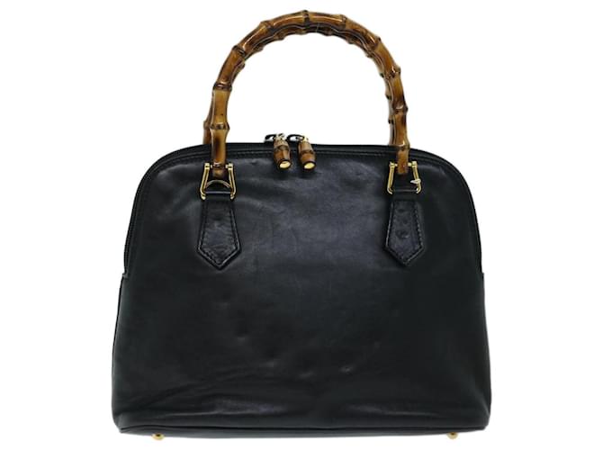 Gucci Bamboo Black Leather  ref.1322905