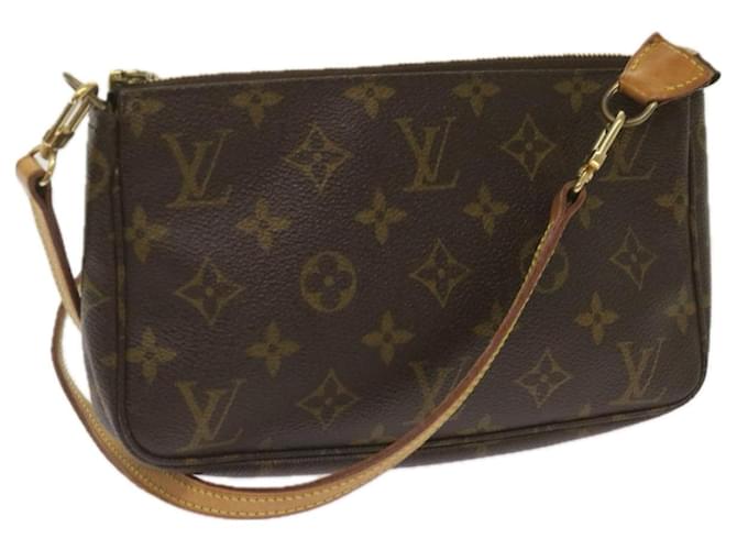 Louis Vuitton Pochette Accessoire Brown Cloth  ref.1322908