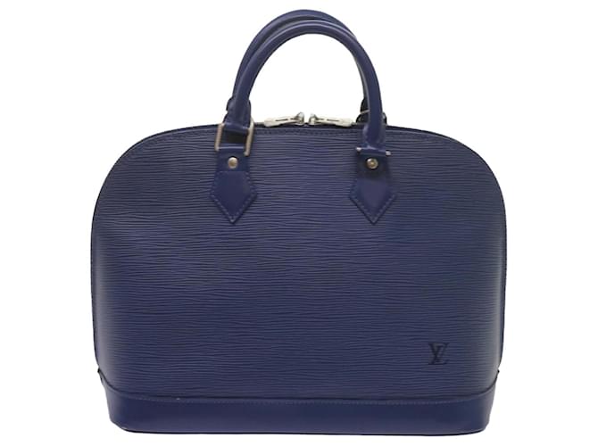 Louis Vuitton Alma Azul Cuero  ref.1322926