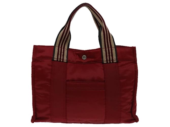 Burberry Nova Check Synthétique Rouge  ref.1322980