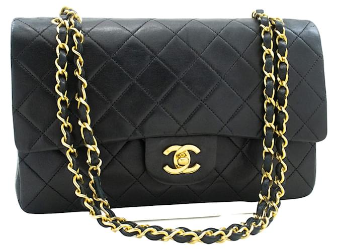 Chanel Timeless Black Leather  ref.1323072