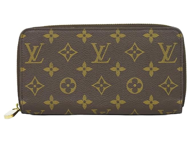 Louis Vuitton Portefeuille zippy Brown Cloth  ref.1323119