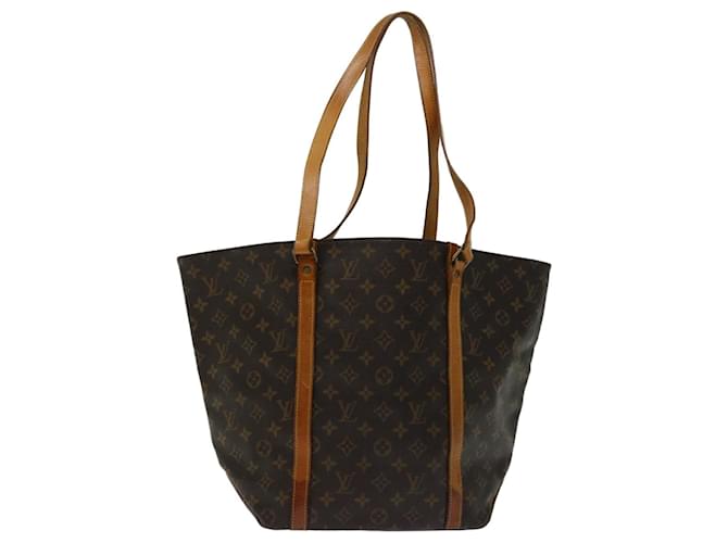 Louis Vuitton Shopping Brown Cloth  ref.1323167