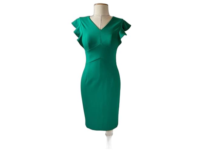Dkny Dresses Green Polyester Elastane  ref.1323214